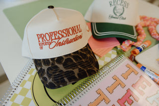Hat Professional Repeater of Instructions - Leopard Vintage Hat