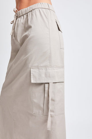 Skirts & Skorts Women’s Poplin Maxi Drawcord Cargo Skirt