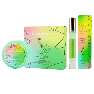 Body Wash Infused Buffer Intimate Forte Love & Notes Trio Set