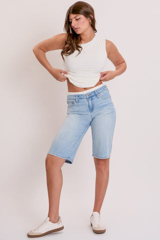 Shorts & Bermudas Women's Mid Rise Jort with Removable Boxer Waist