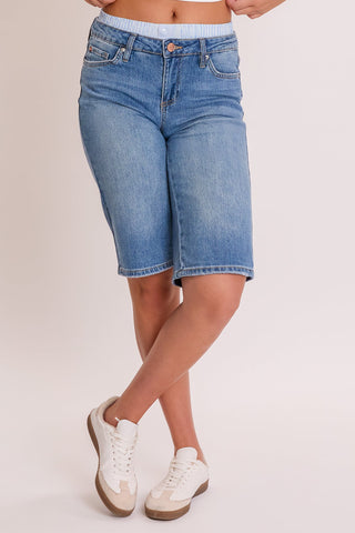 Shorts & Bermudas Women's Mid Rise Jort with Removable Boxer Waist