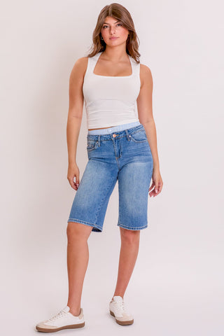 Shorts & Bermudas Women's Mid Rise Jort with Removable Boxer Waist