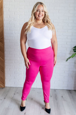 Bottoms Magic Skinny 28" Pants in Hot Pink