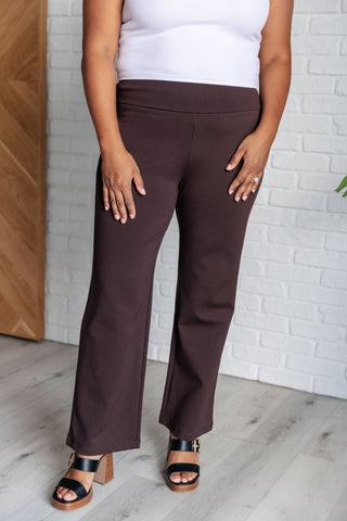 Bottoms Magic Straight Pants in Chocolate