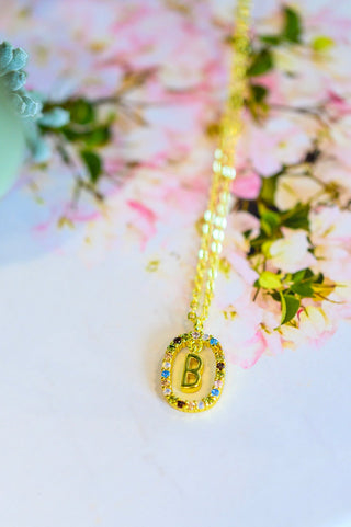 Accessories Mi Amor Gold Dipped Initial Necklace
