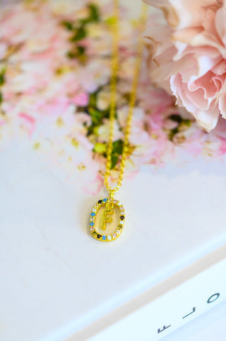 Accessories Mi Amor Gold Dipped Initial Necklace