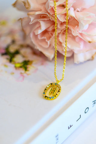 Accessories Mi Amor Gold Dipped Initial Necklace