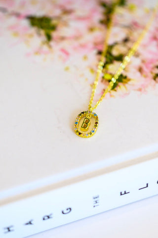 Accessories Mi Amor Gold Dipped Initial Necklace