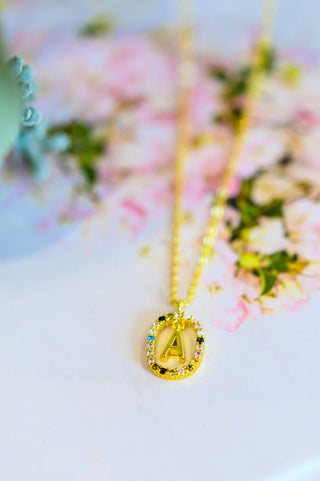 Accessories Mi Amor Gold Dipped Initial Necklace