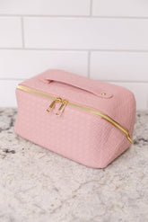 Health & Beauty New Dawn Large Capacity Cosmetic Bag in Pink