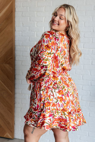Dresses Once Upon a Dream V-Neck Balloon Sleeve Dress
