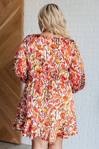 Dresses Once Upon a Dream V-Neck Balloon Sleeve Dress