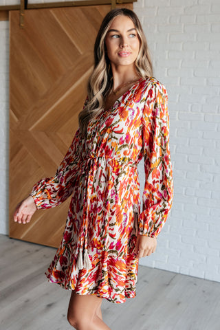 Dresses Once Upon a Dream V-Neck Balloon Sleeve Dress