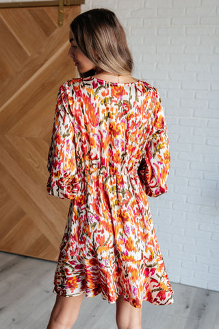 Dresses Once Upon a Dream V-Neck Balloon Sleeve Dress