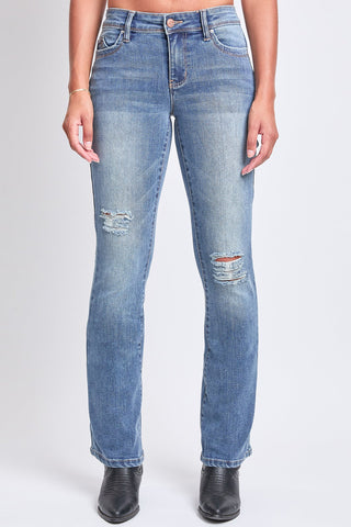 Women's WannaBettaButt Bootcut Mid Rise Jeans