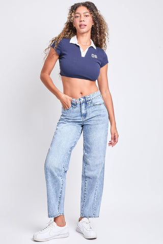 Women's Rigid Detailed Barrel Jeans