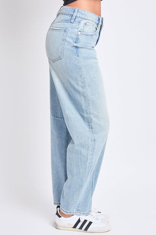 Pants Women's Rigid Detailed Barrel Jeans