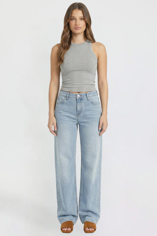 Women's Luxe Britney Wide Leg Jeans