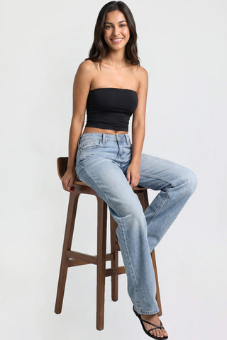 Women's Luxe Britney Wide Leg Jeans