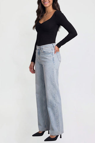 Women's Luxe Britney Wide Leg Jeans