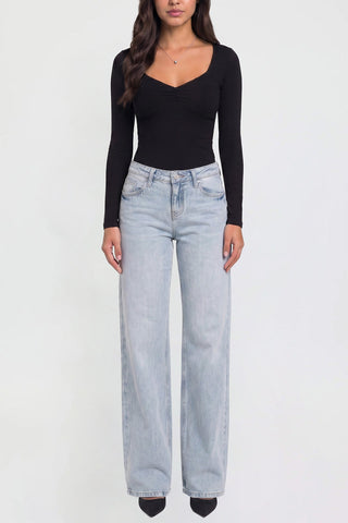 Women's Luxe Britney Wide Leg Jeans