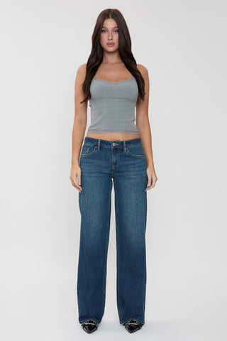 Women's Luxe Britney Wide Leg Jeans