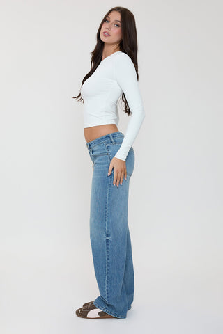 Pants Women's Luxe Britney Wide Leg Jeans