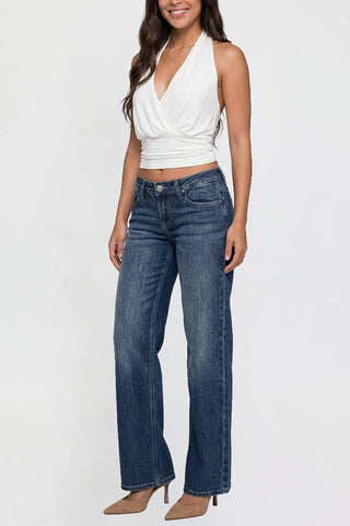 Women's Luxe Britney Wide Leg Jeans