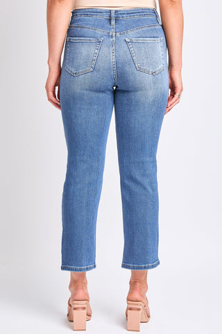 Women's High Rise Vintage Stretch Straight  Jeans
