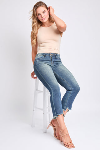 Pants Women's Luxe High Rise Cropped Kick Flare