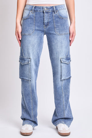 Pants Women's High Rise Skater Cargo Jeans