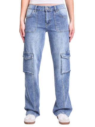 Pants Women's High Rise Skater Cargo Jeans