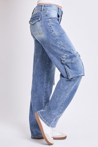 Pants Women's High Rise Skater Cargo Jeans