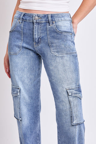 Pants Women's High Rise Skater Cargo Jeans