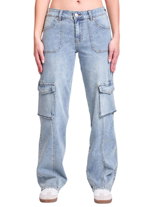 Pants Women's High Rise Skater Cargo Jeans