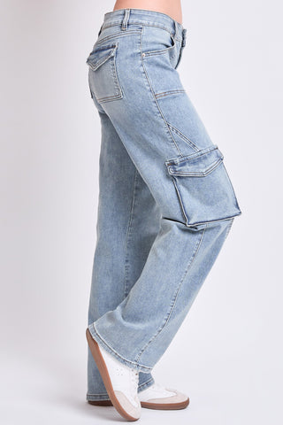 Pants Women's High Rise Skater Cargo Jeans