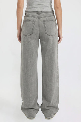 Women's Relaxed Super Wide Love Print Jeans