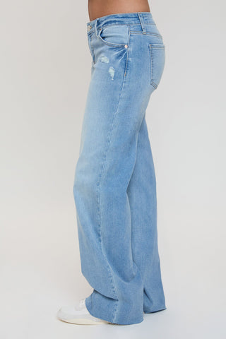 Women's Low Rise Wide Leg Jeans