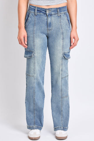 Women's Straight Cargo Jeans
