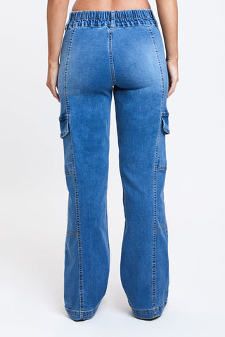 Women's Straight Cargo Jeans