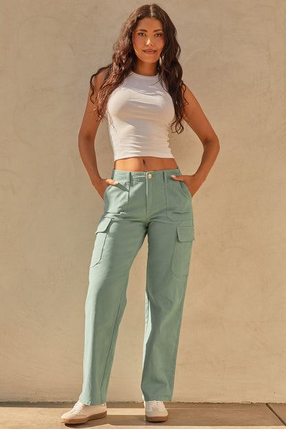 Women’s High Rise Straight  Cargo Pants