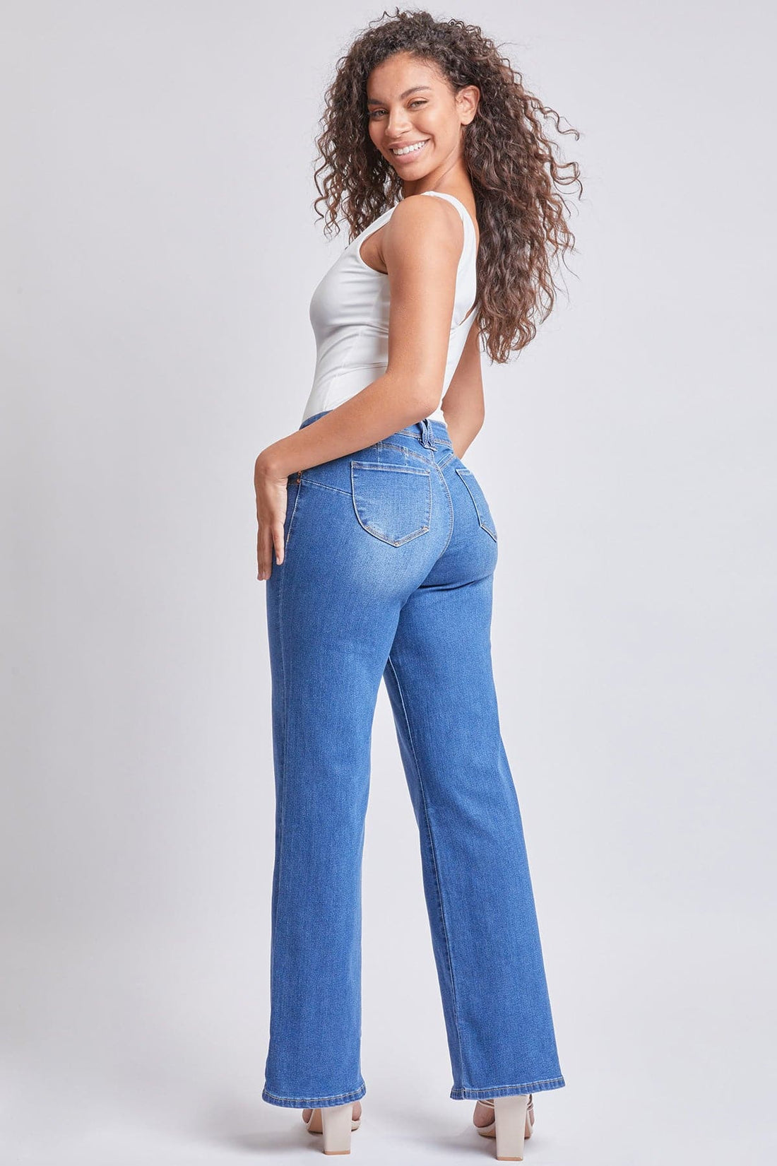 Women’s WannaBettaButt Low Rise Wide Leg Jeans