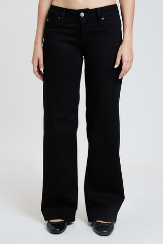 Women's Low Rise WannaBettaButt Wide Leg Jeans