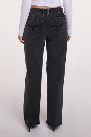 Women's Luxe High Rise WannaBettaButt Straight Jeans