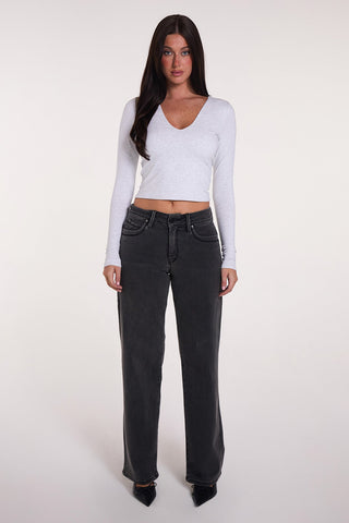 Women's Luxe High Rise WannaBettaButt Straight Jeans