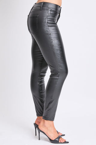 Women's High Rise Skinny Faux Leather Pants