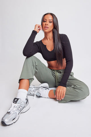 Women's High Rise Straight Jogger Pant -FG