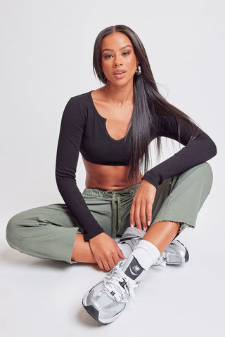Women's High Rise Straight Jogger Pant -FG