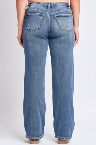 Women's Mid Rise Wide Leg Jeans