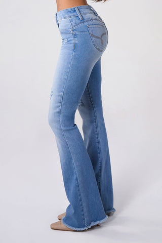 Pants Women's Luxe High Rise WannaBettaButt Flare Jeans